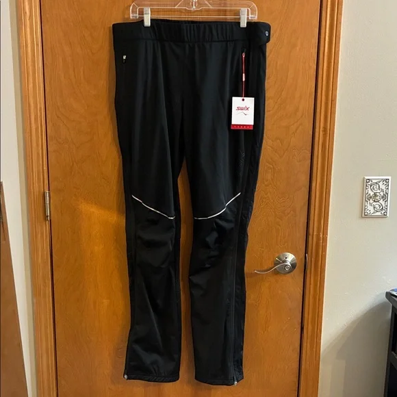 Black Reflective-Trim Track Joggers - Picture 4 of 16
